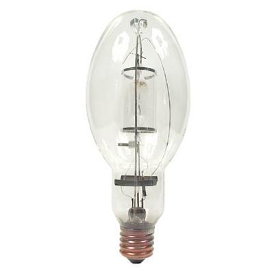 GE Multi-Vapor Lamps Lámpara elíptica de halogenuros metálicos de cuarzo ED37, 320 vatios, 4000 K, base EX39 transparente 46275 (paquete de 1) - 216 paquetes/palé